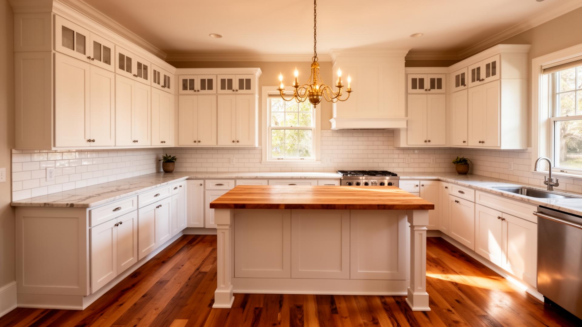 Custom kitchen remodel by Busy B Construction